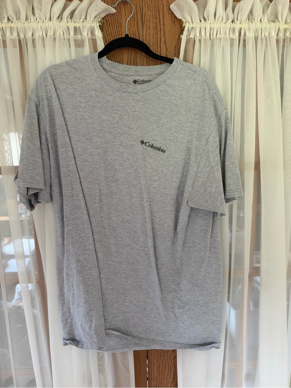 Columbia Light Gray Short Sleeve Logo Tee